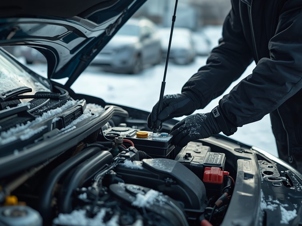 Professional mechanic repairing vehicle in Calgary auto service shop