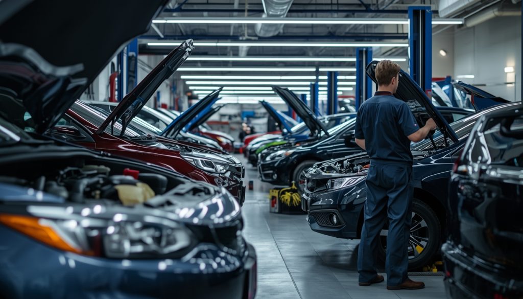 Fast auto repair service in Calgary garage